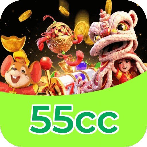 Catálogo slots 55cc mostrando top jogos Gates Olympus Sweet Bonanza Fortune Tiger Big Bass volatilidade RTP